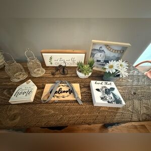 Rustic/Farmhouse Home Decor bundle